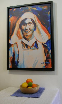 1916 Elizabeth O'Farrell with still life.