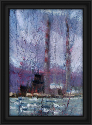 "Pigeon House, Dublin Bay" canvas print