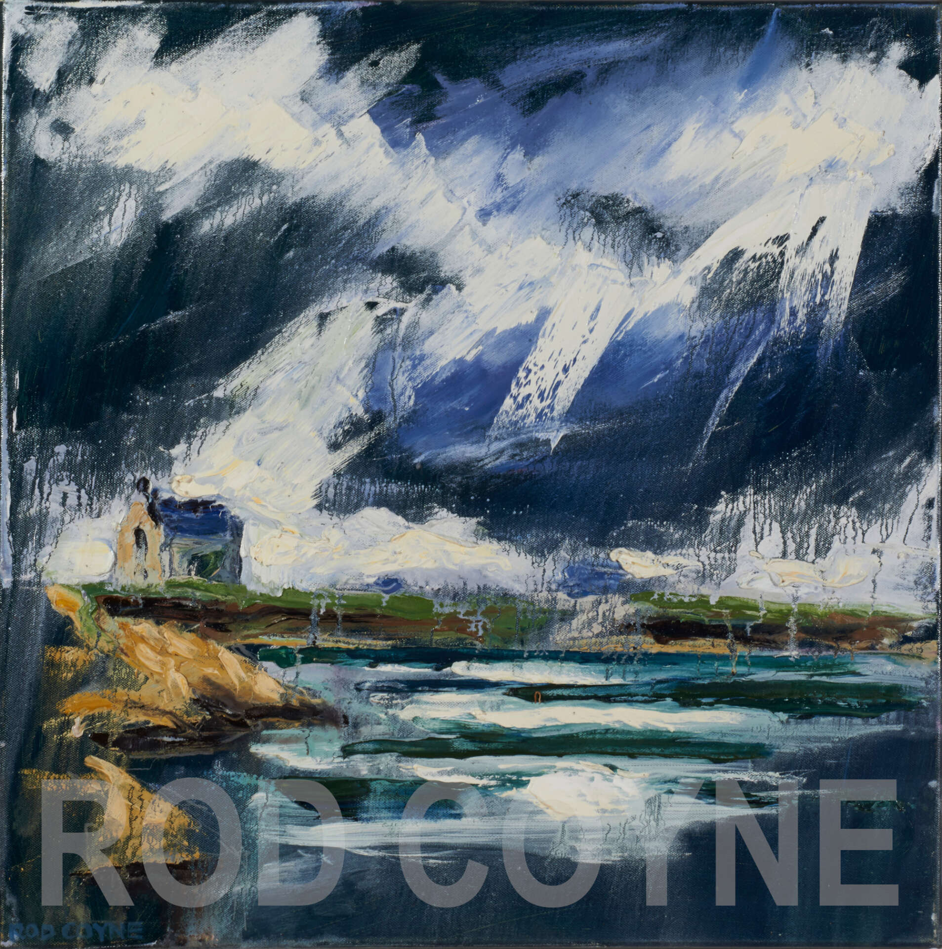 "Kilmore Quay Light Storm" canvas print - Image 2