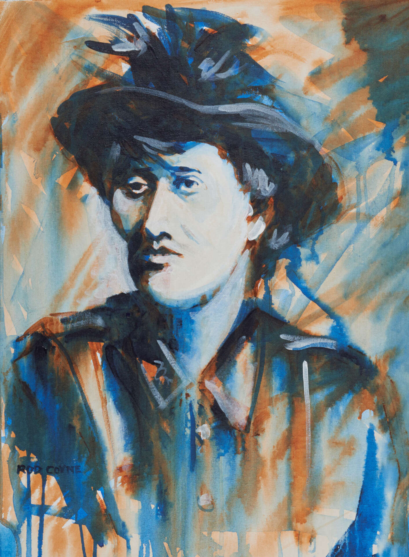 artist rod coyne's portrait "Countess Markievicz 1916" is shown here.