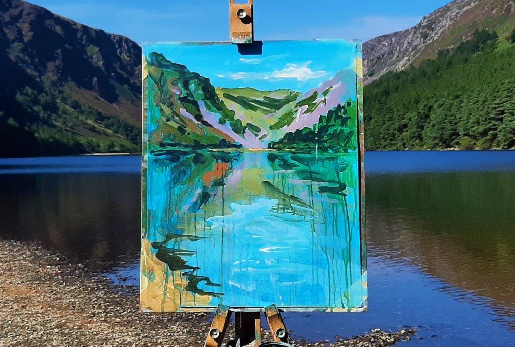 Rod Coyne's painting demo from a recent workshop at the Upper Lake, Glendalough, Co. Wicklow, Ireland.
