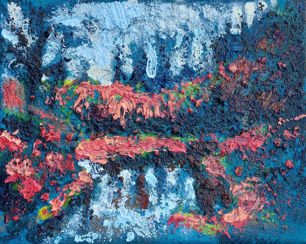 Water Garden 2 Blarney Castle, 20x25cm, oil on canvas.